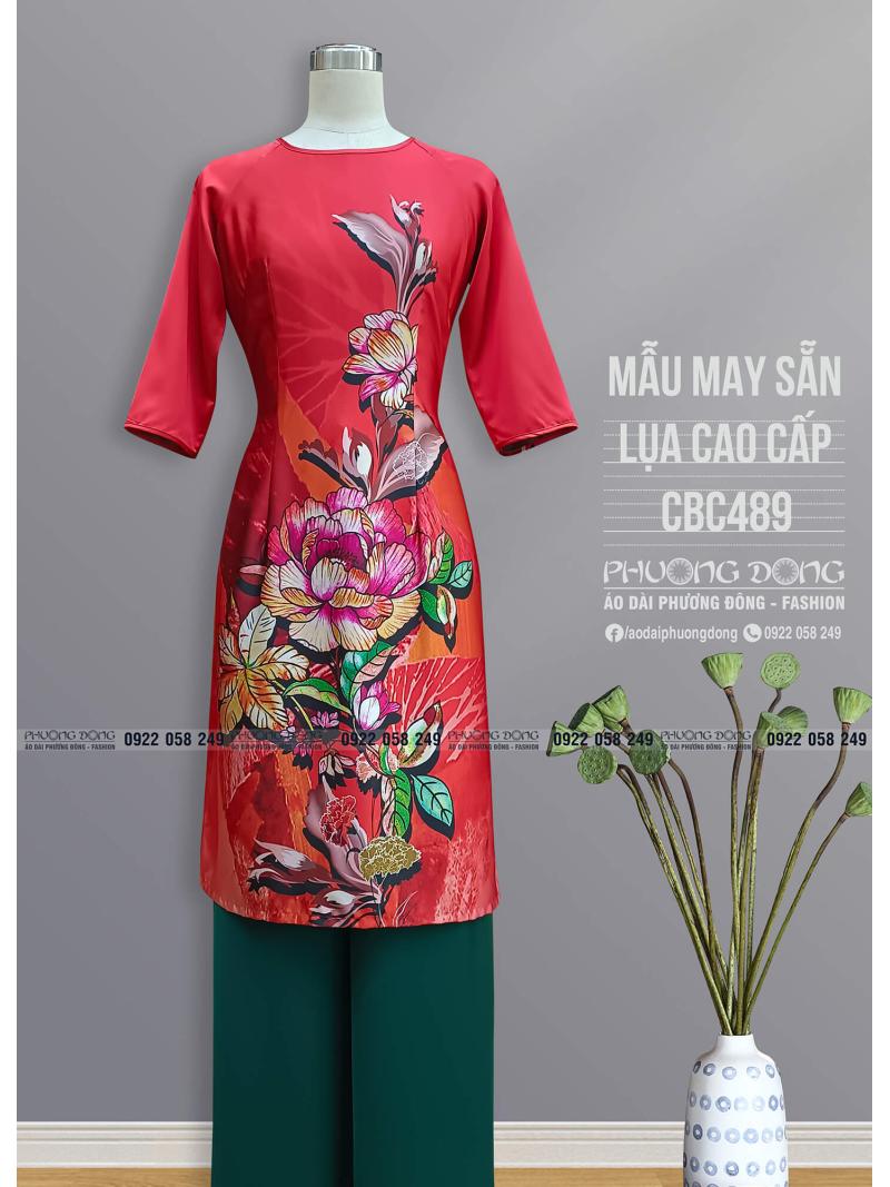 Áo Dài Cách Tân Lụa Cao Cấp CBC489